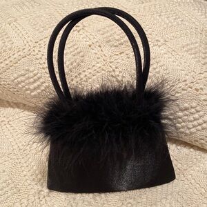 Black evening bag